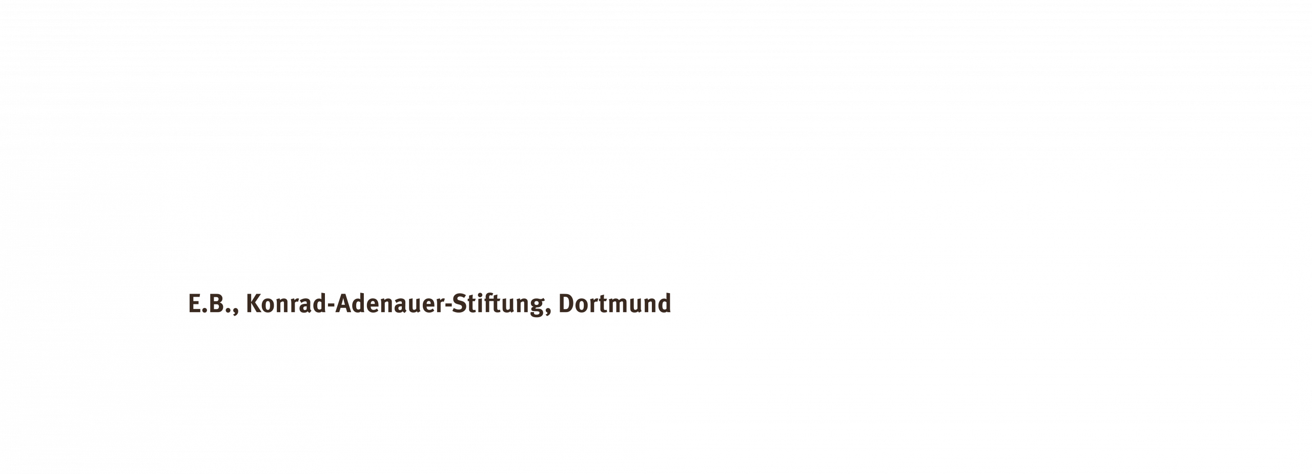 Referenz Konrad-Adenauer-Stiftung